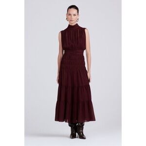 NWT Derek Lam burgundy maxi dress